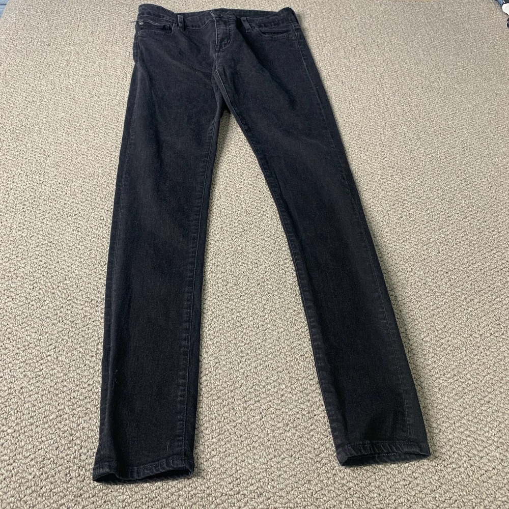 Denim & Supply Ralph Lauren Womens Skinny Size 30-32 Black Denim Skinny Pockets